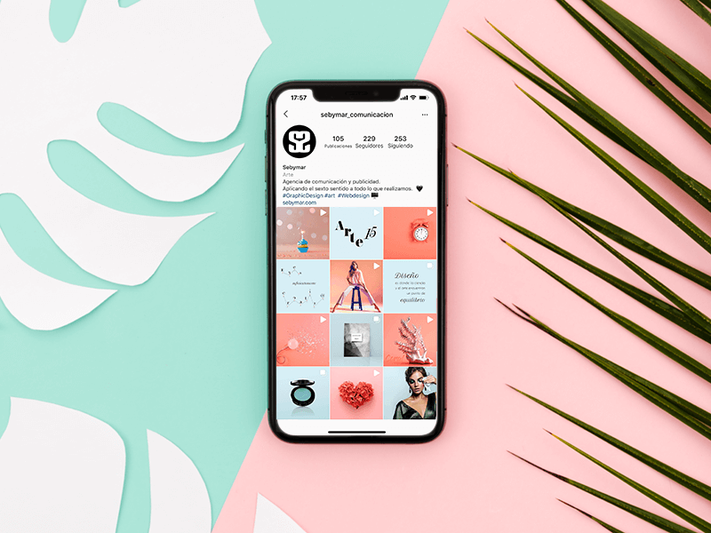 RRSS diseño Sebymar Comunicación
